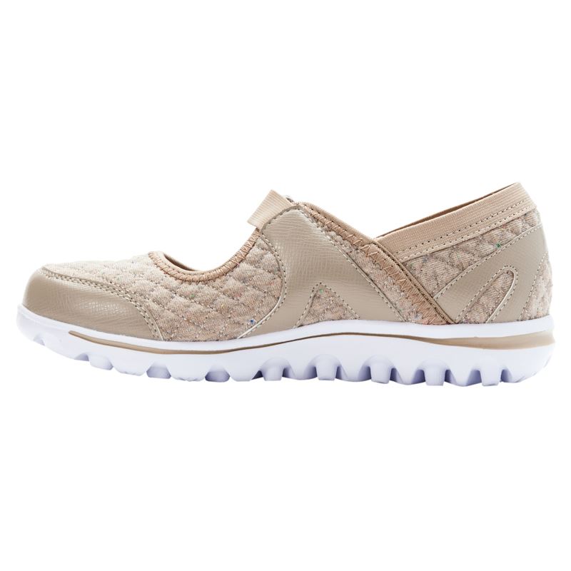 Beige Women's Propet Onalee Flat Shoes | HArdsXLr