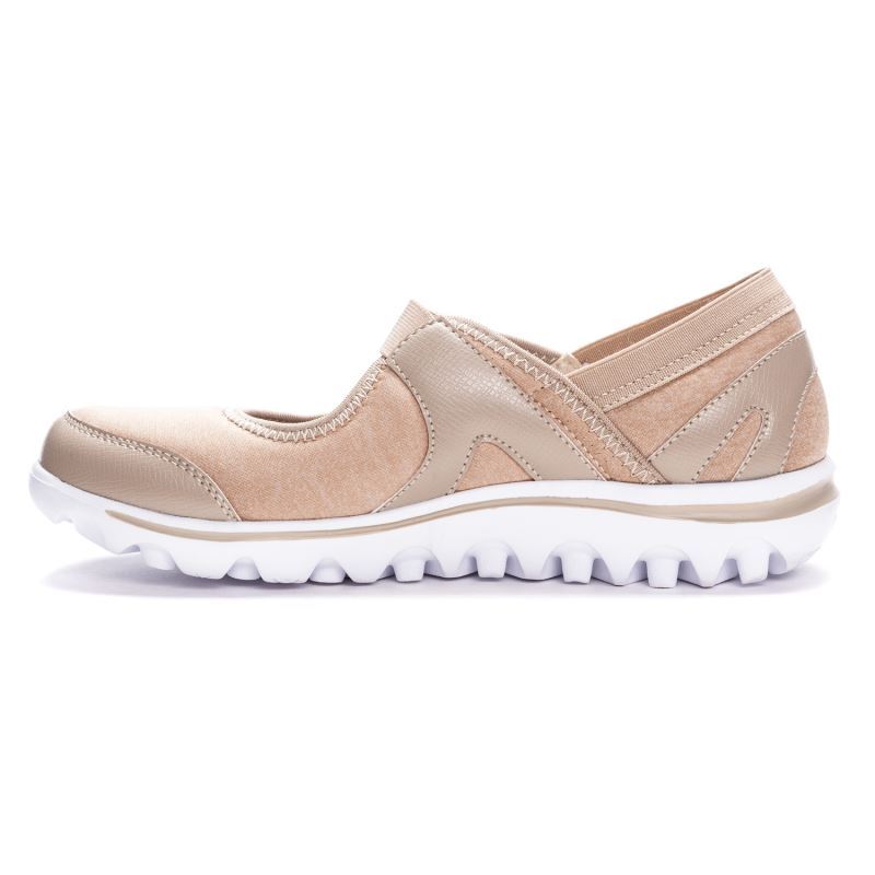 Beige Women's Propet Onalee Flat Shoes | LIgoP2cn