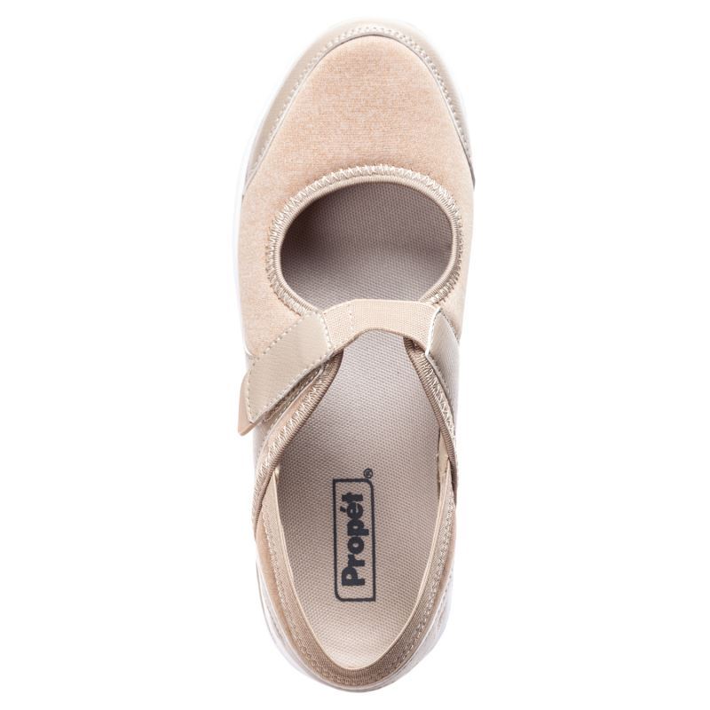 Beige Women's Propet Onalee Flat Shoes | LIgoP2cn