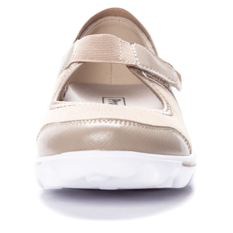 Beige Women's Propet Onalee Flat Shoes | LIgoP2cn