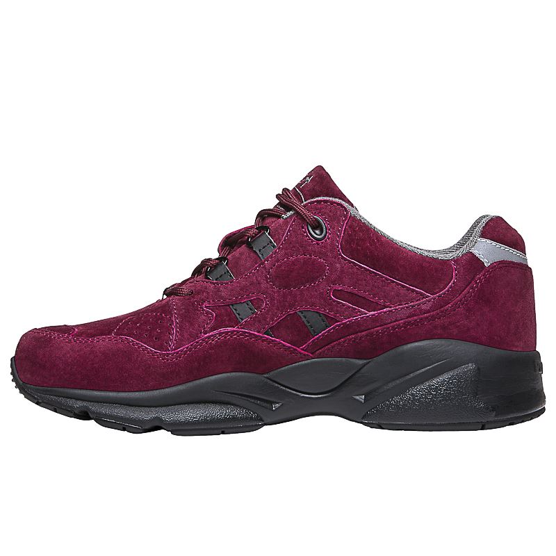 Berry Suede Women's Propet Stability Walker Sneakers | Cb5Ygk7c