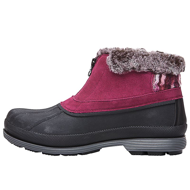 Berry Women's Propet Lumi Ankle Zip Boots | oznVfar7