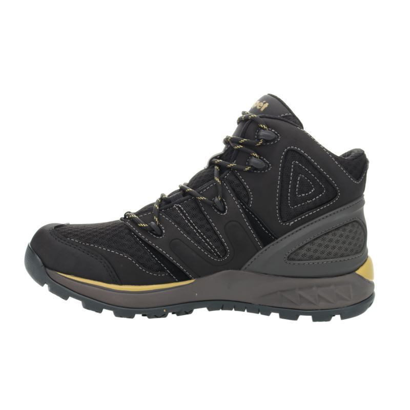 Black / Gold Men's Propet Veymont Outdoor Shoes | DNrDkzwl