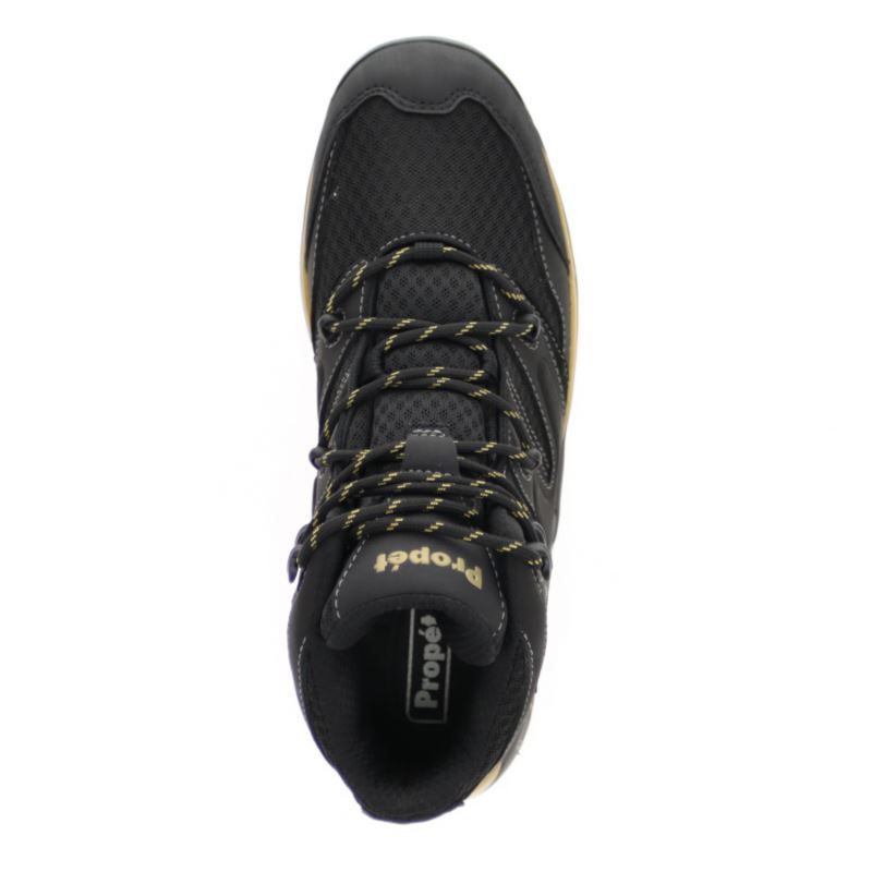 Black / Gold Men's Propet Veymont Outdoor Shoes | DNrDkzwl