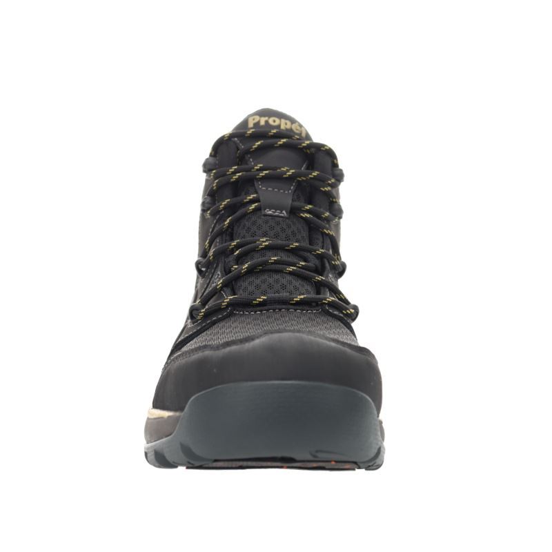 Black / Gold Men's Propet Veymont Outdoor Shoes | DNrDkzwl