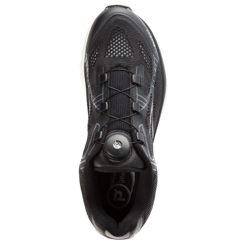 Black / Grey Men's Propet One Reel Fit Sneakers | EnmDaSH6