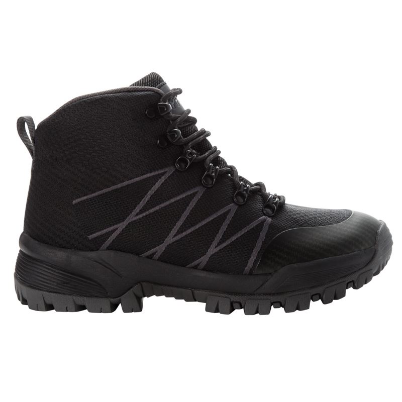 Black / Grey Men's Propet Traverse Boots | NlUR1Wal