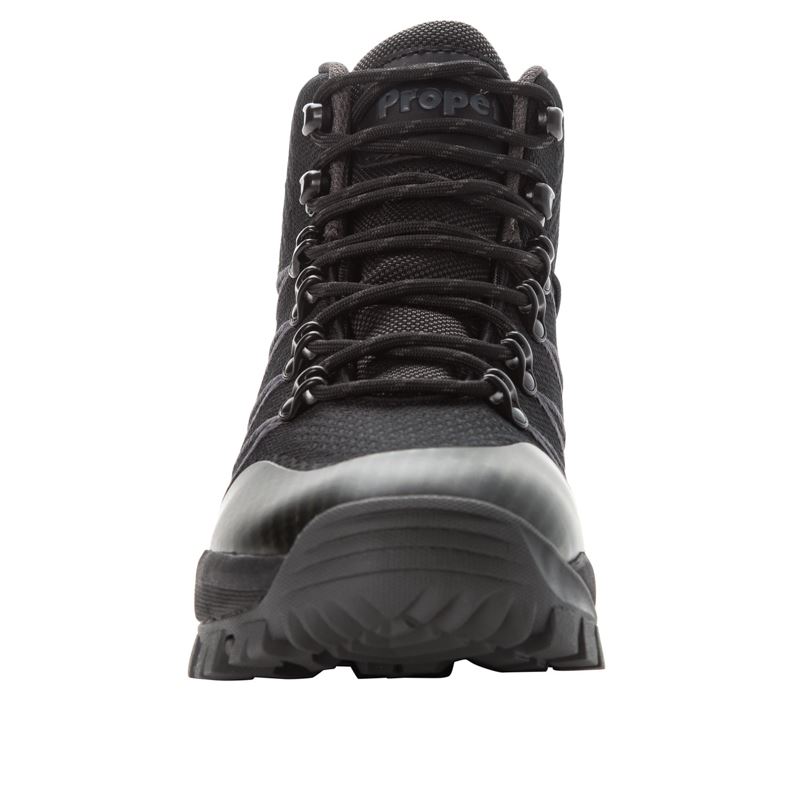 Black / Grey Men's Propet Traverse Boots | NlUR1Wal