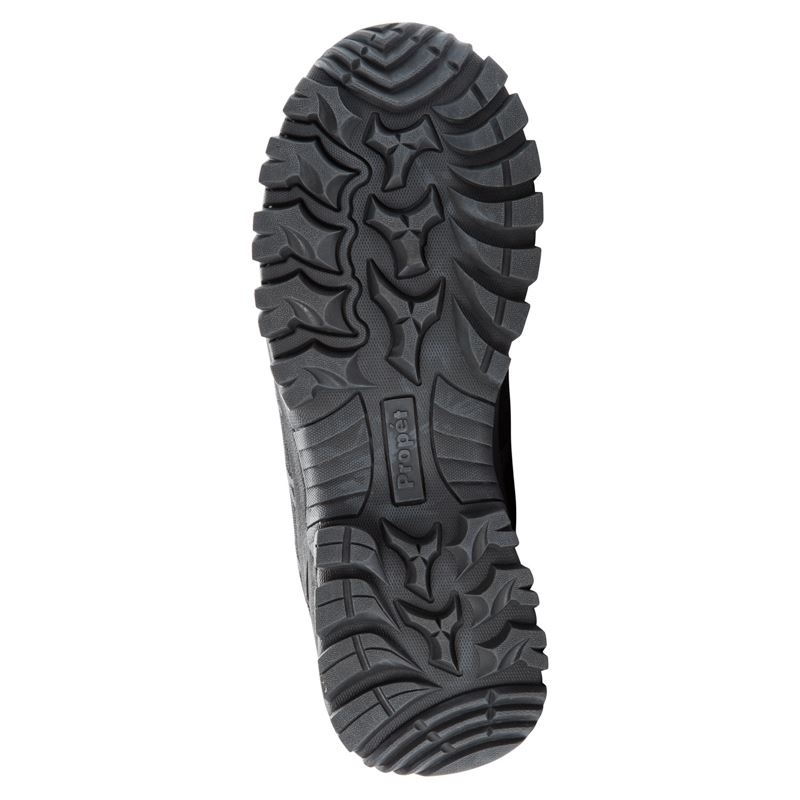 Black / Grey Men's Propet Traverse Boots | NlUR1Wal