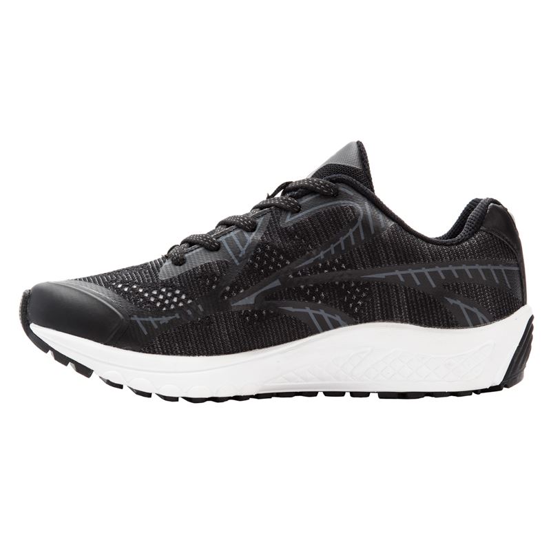 Black / Grey Women's Propet One LT Sneakers | QcuVHXWX