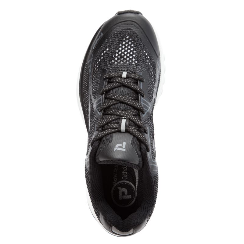 Black / Grey Women's Propet One LT Sneakers | QcuVHXWX