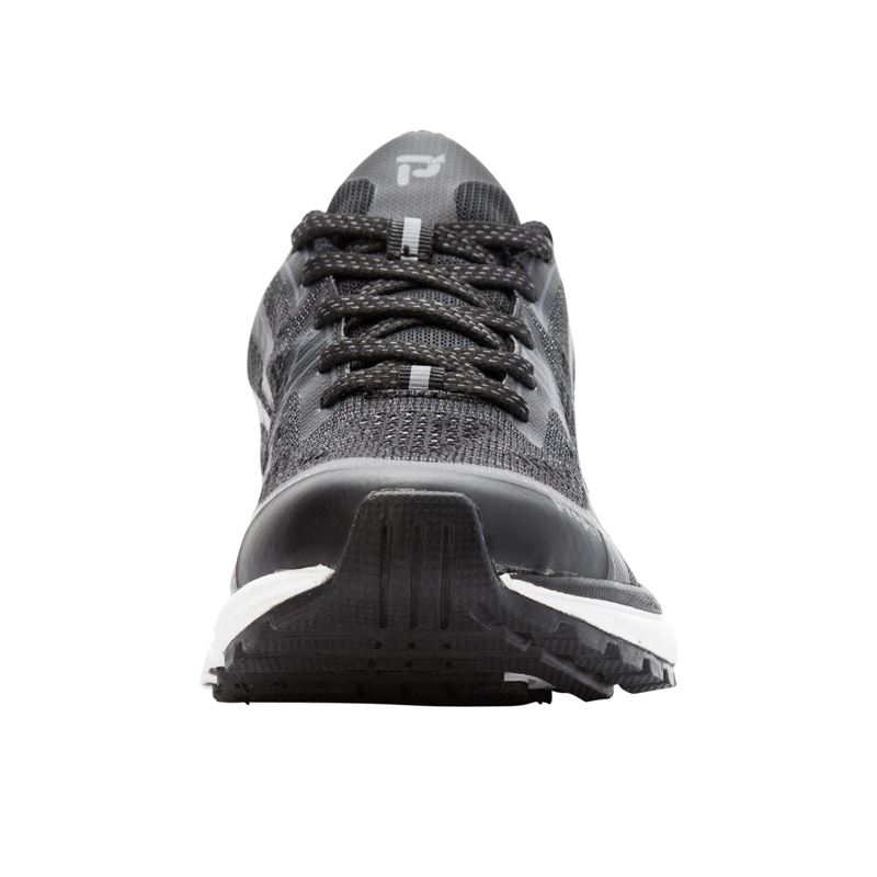 Black / Grey Women's Propet One LT Sneakers | QcuVHXWX