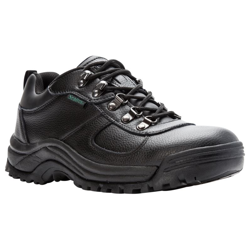 Black Men\'s Propet Cliff Walker Low Boots | L25cBLHT