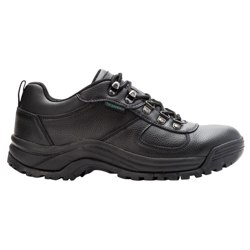 Black Men's Propet Cliff Walker Low Diabetic | ZqZQ4kCv