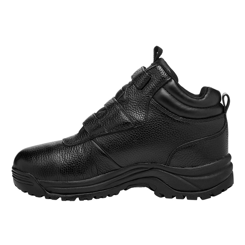 Black Men's Propet Cliff Walker Strap Outdoor Shoes | vfw4WO6s