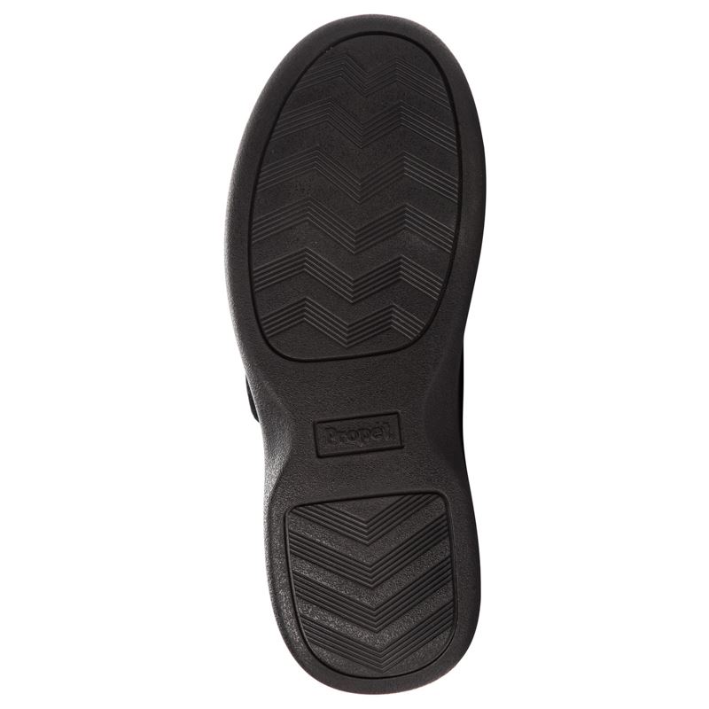 Black Men's Propet Coleman Slippers | WD5FR0Nh