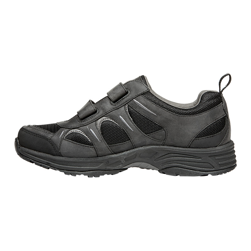 Black Men's Propet Connelly Strap Outdoor Shoes | uFXWklj0