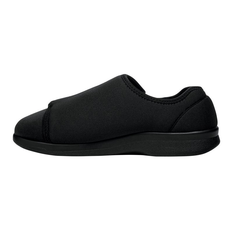 Black Men's Propet Cush'N Foot Flat Shoes | P5CBTWQW