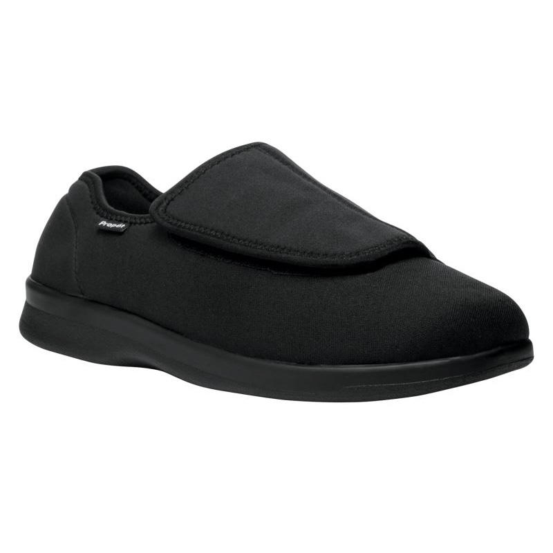 Black Men\'s Propet Cush\'N Foot Flat Shoes | P5CBTWQW