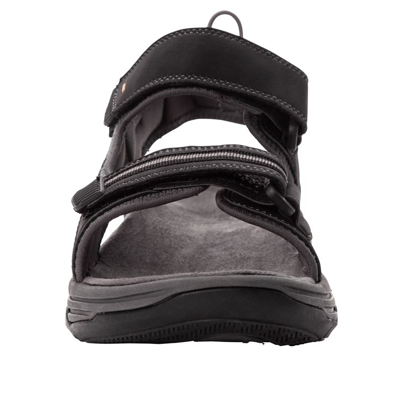 Black Men's Propet Evan Sandals | FN9NXY0m