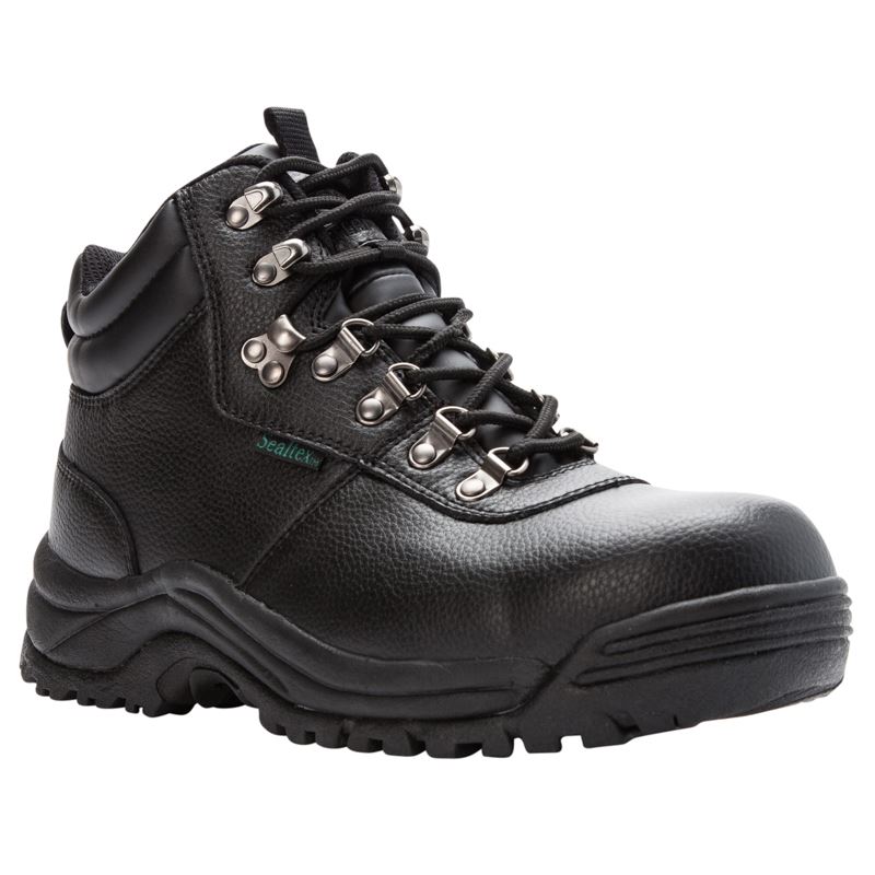 Black Men\'s Propet Shield Walker Boots | 00mcHSHC