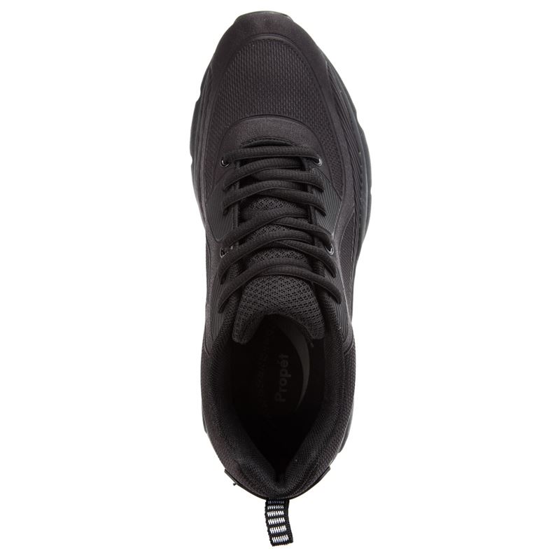 Black Men's Propet Stability Laser Sneakers | LzXOzAG8