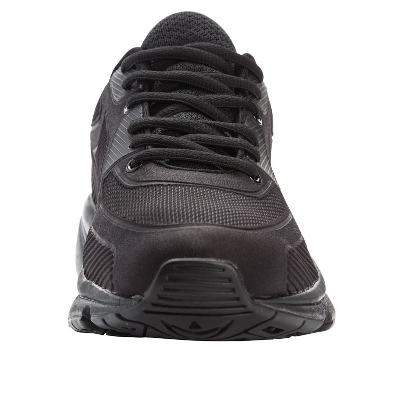 Black Men's Propet Stability Laser Sneakers | LzXOzAG8