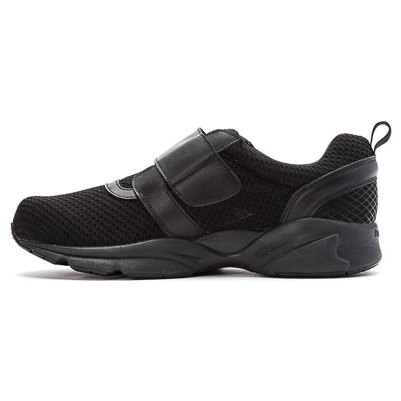 Black Men's Propet Stability X Strap Sneakers | dUtbK88Q