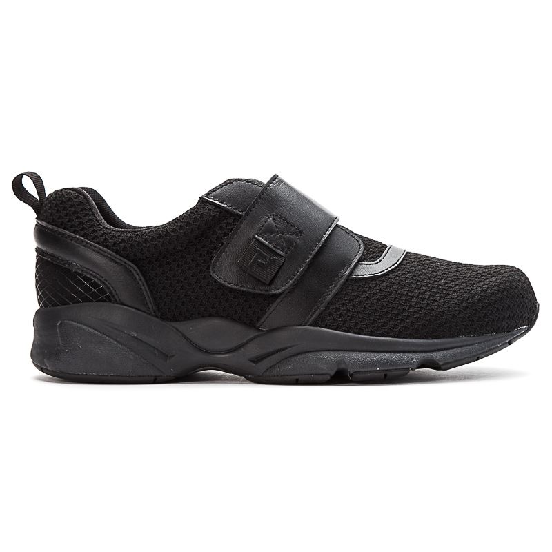 Black Men's Propet Stability X Strap Sneakers | dUtbK88Q