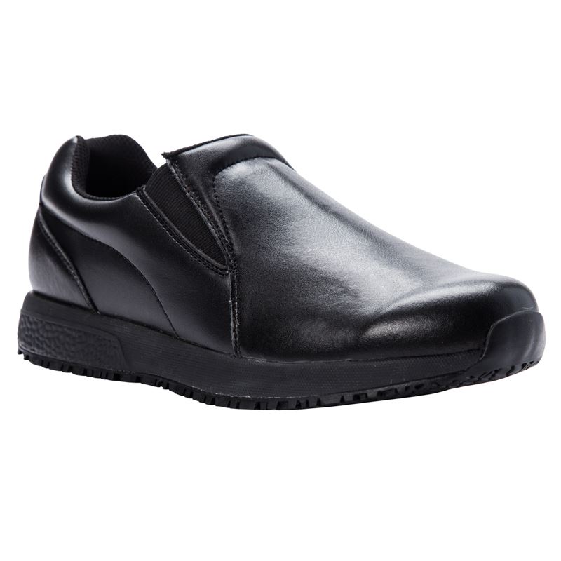 Black Men\'s Propet Stannis Casual Shoes | kcFSUPhI