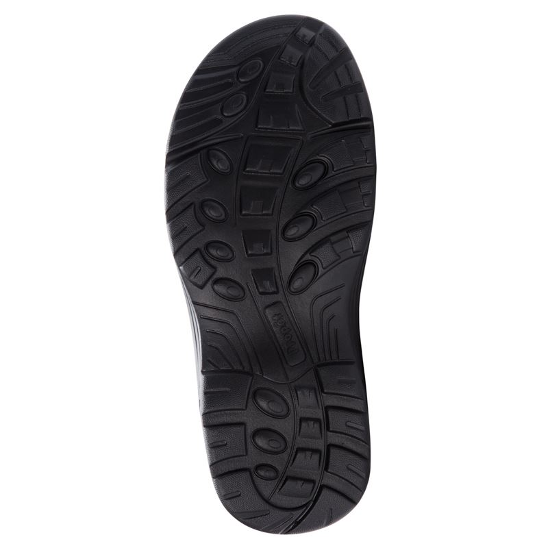 Black Men's Propet SurfWalker II Sandals | roabCAGO