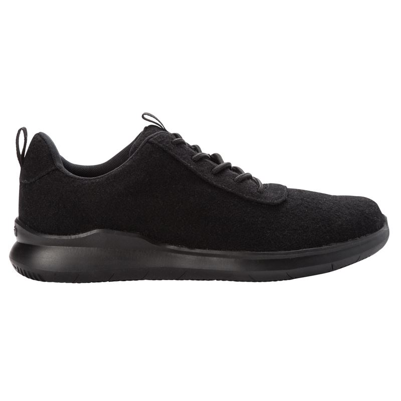 Black Men's Propet Vance Casual Shoes | 4D54gU4K