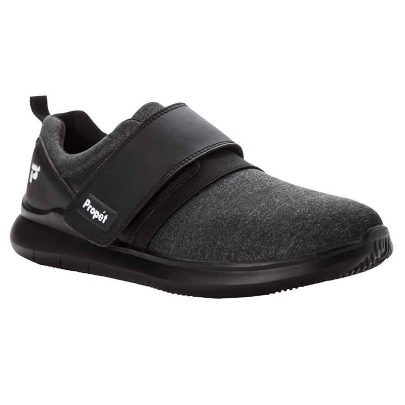 Black Men\'s Propet Viator Mod Monk Casual Shoes | wV6wzI7K