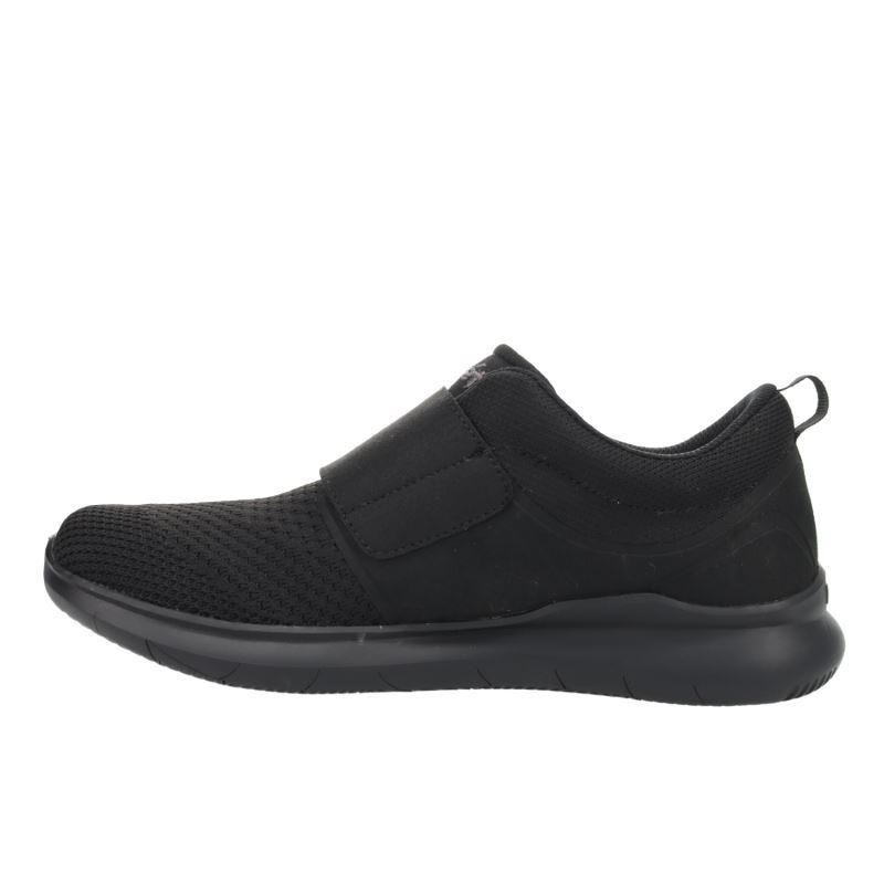 Black Men's Propet Viator Strap Sneakers | icpSYi4g