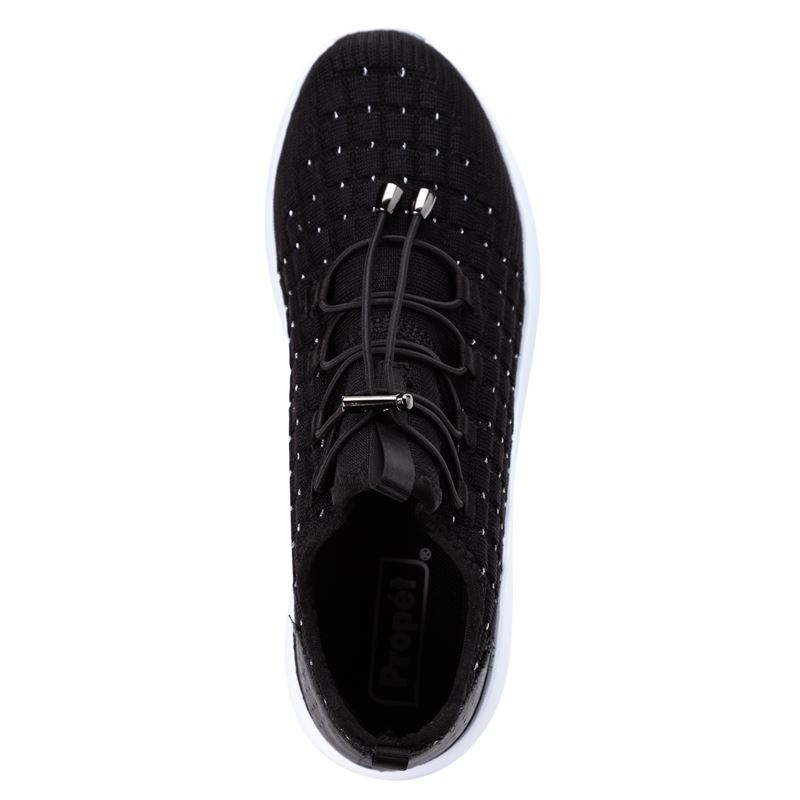 Black Metal Women's Propet TravelBound Sneakers | bnWuCCi8