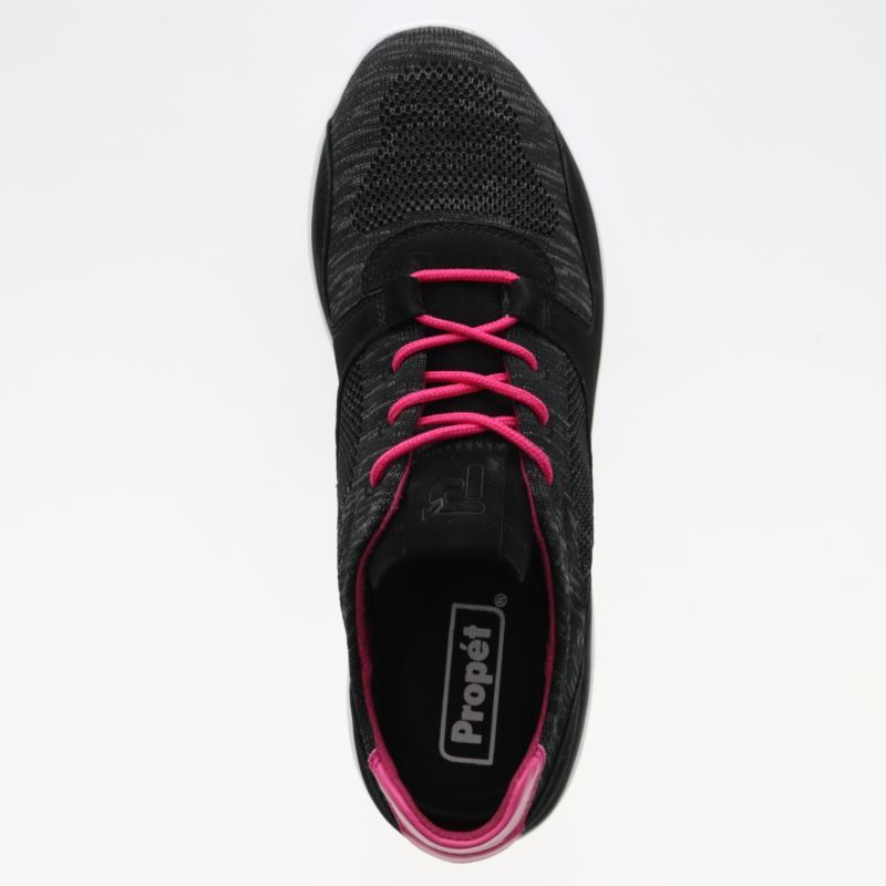 Black / Pink Women's Propet Sarah Casual Shoes | zu0Di7g3