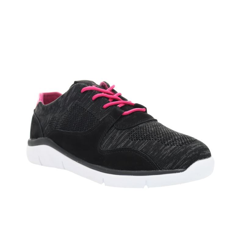 Black / Pink Women\'s Propet Sarah Casual Shoes | zu0Di7g3