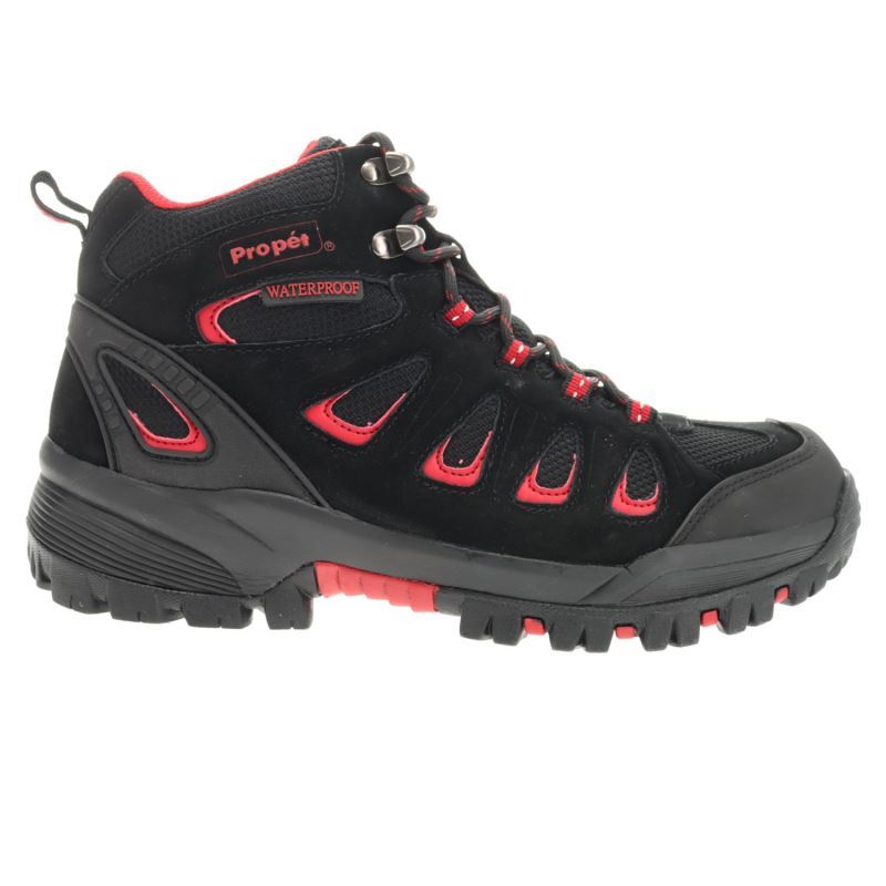 Black / Red Men's Propet Ridge Walker Boots | 4a7LCQYS