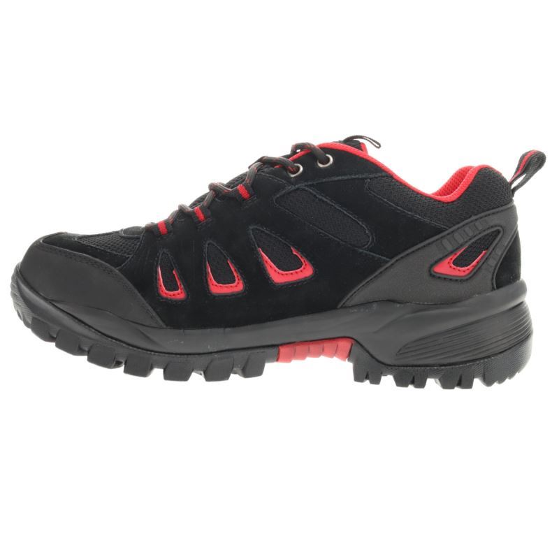 Black / Red Men's Propet Ridge Walker Low Boots | 2PjKr7pp