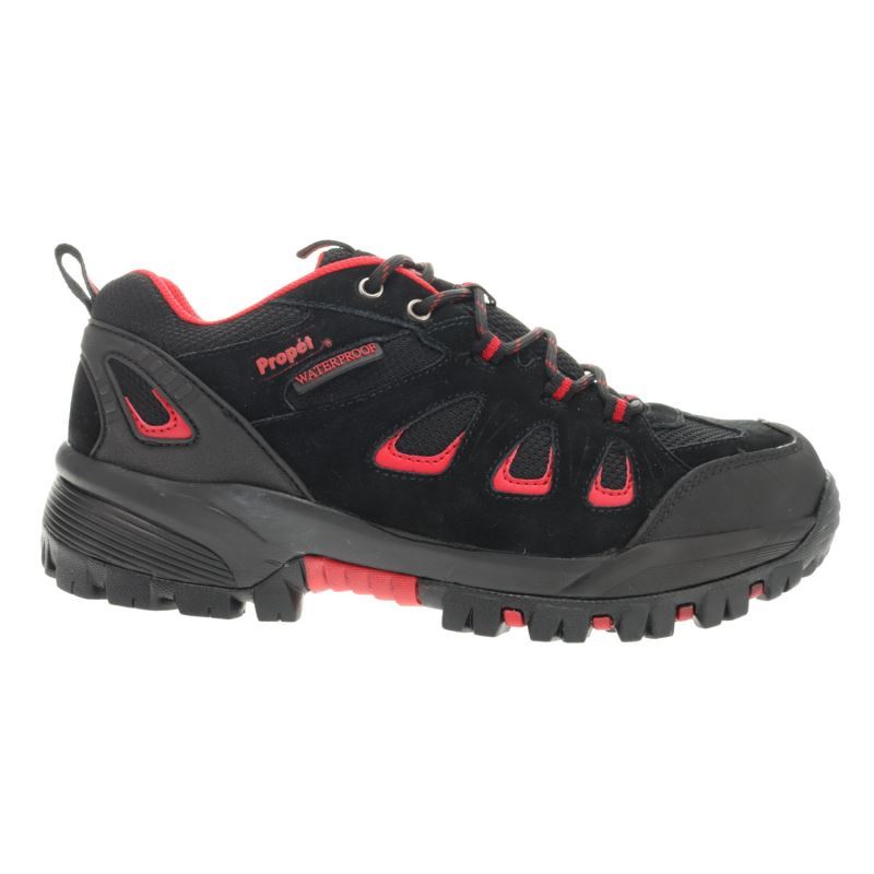 Black / Red Men's Propet Ridge Walker Low Boots | 2PjKr7pp