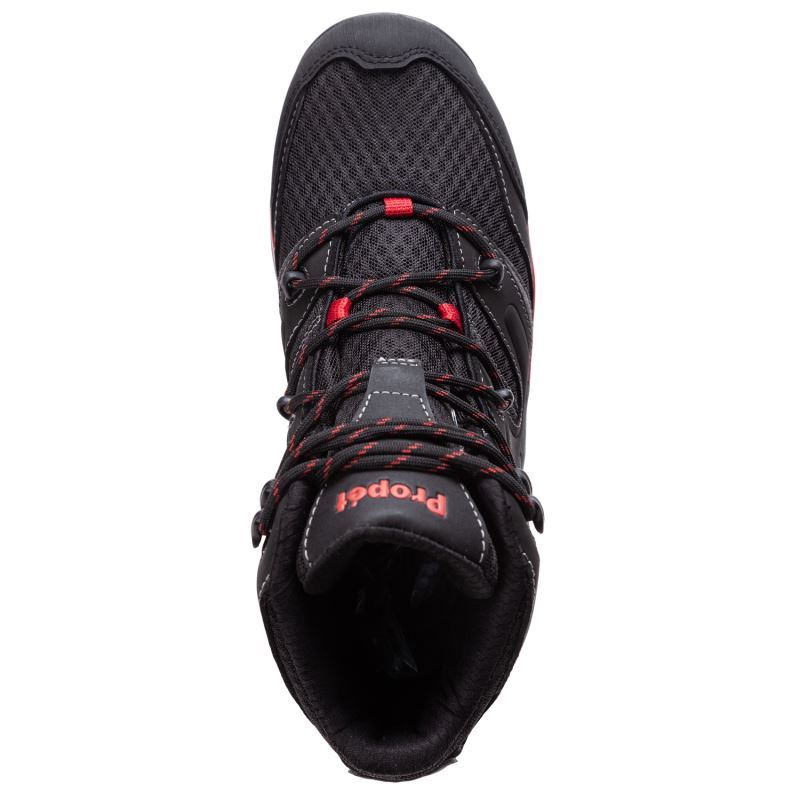 Black / Red Men's Propet Veymont Outdoor Shoes | V4Uw0m43