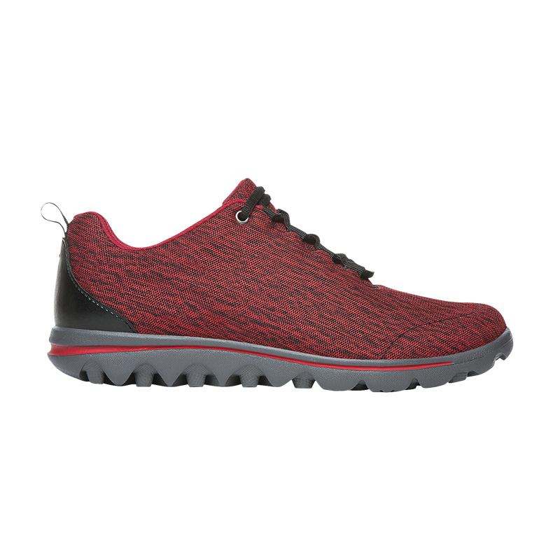 Black / Red Women's Propet TravelActiv Sneakers | DN7mQlVi