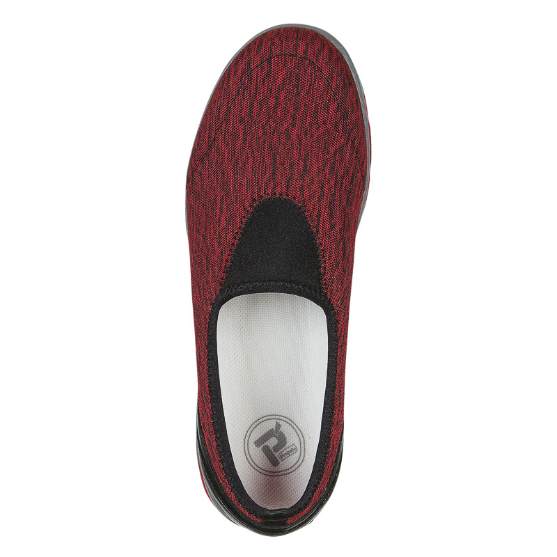 Black / Red Women's Propet TravelActive Slip-On Sneakers | fcTvUKir