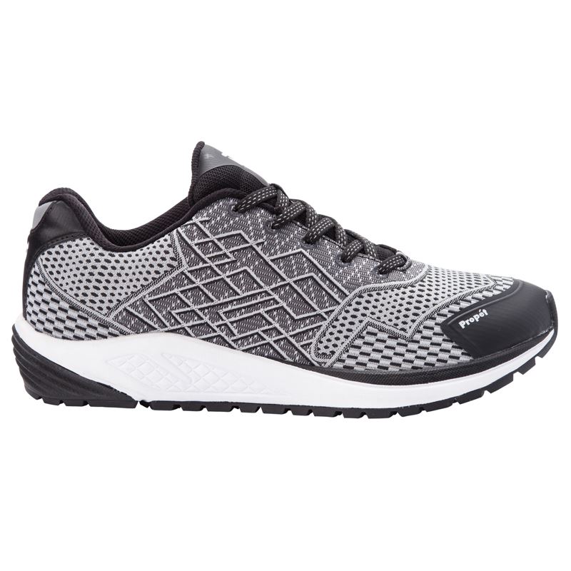 Black / Silver Men's Propet One Sneakers | UtZhpvjA