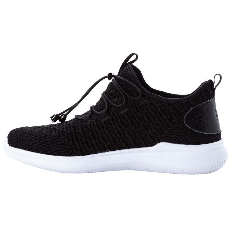 Black / White Women's Propet TravelBound Sneakers | K4z5yynA