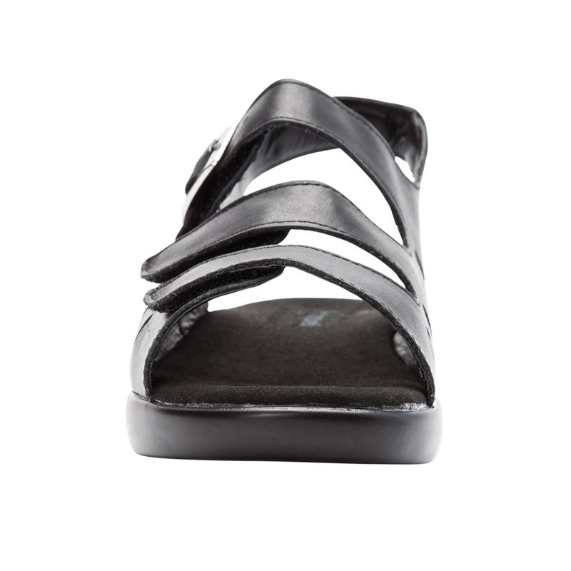 Black Women's Propet Breeze Sandals | ZFedBp4f