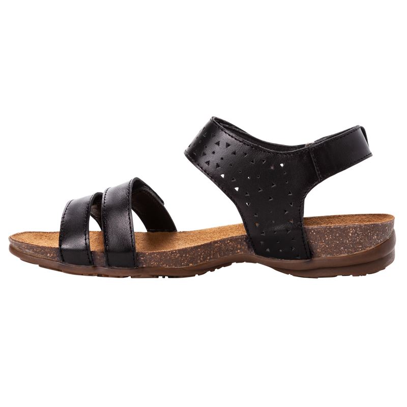 Black Women's Propet Farrah Sandals | uk2p7Dvh