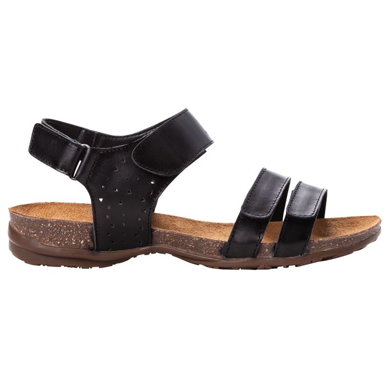 Black Women's Propet Farrah Sandals | uk2p7Dvh