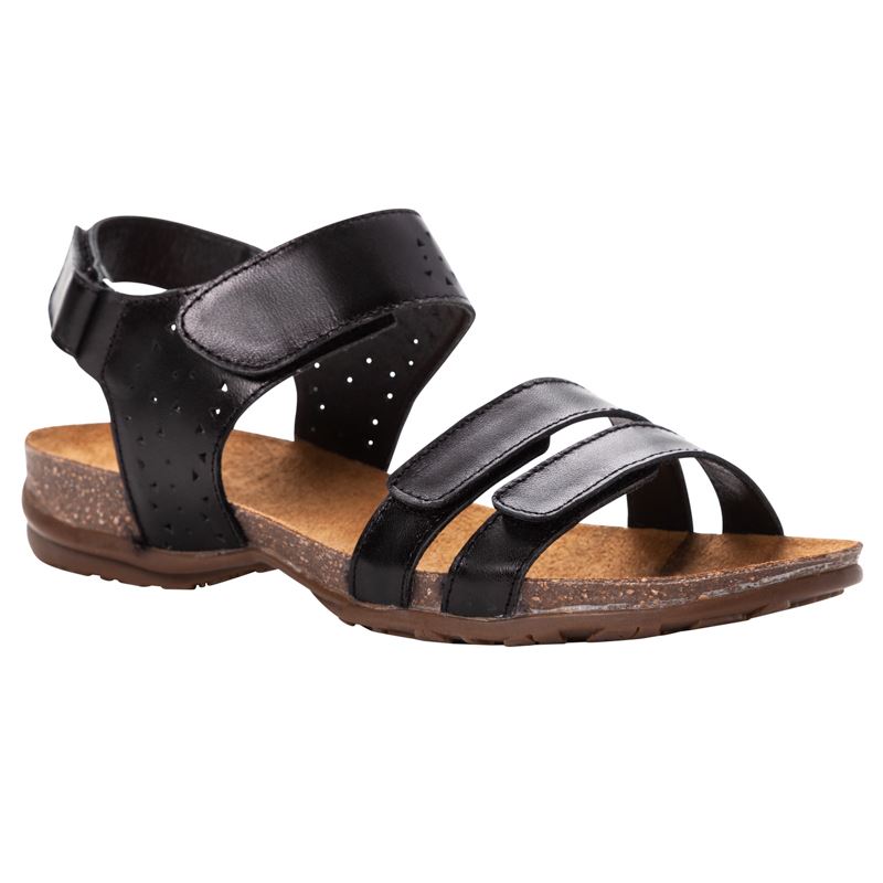 Black Women\'s Propet Farrah Sandals | uk2p7Dvh