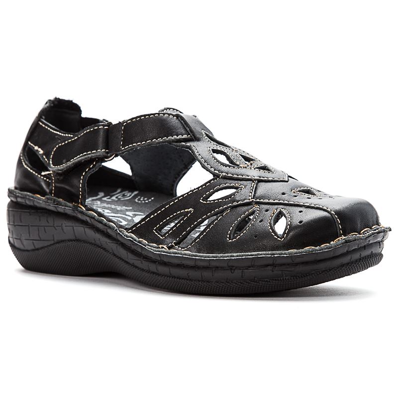 Black Women\'s Propet Jenna Sandals | aVpjbqf5